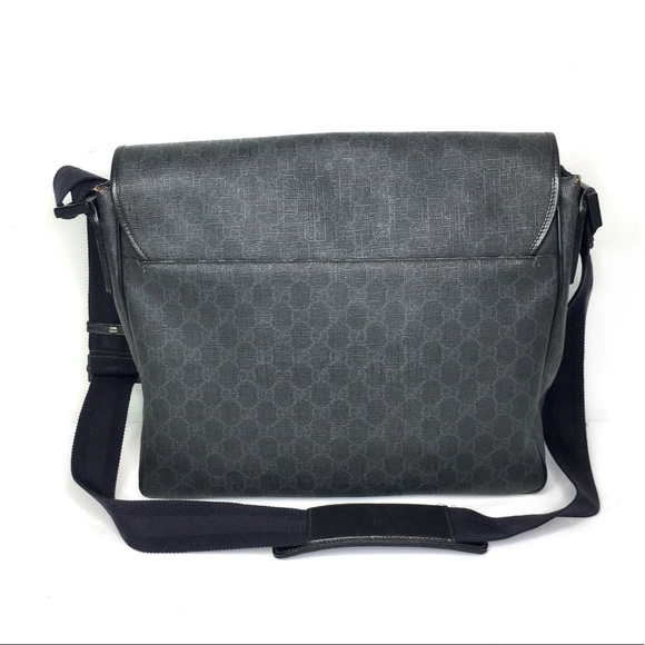 Authentic Gucci black monogram unisex mess… - Picture 5 of 16